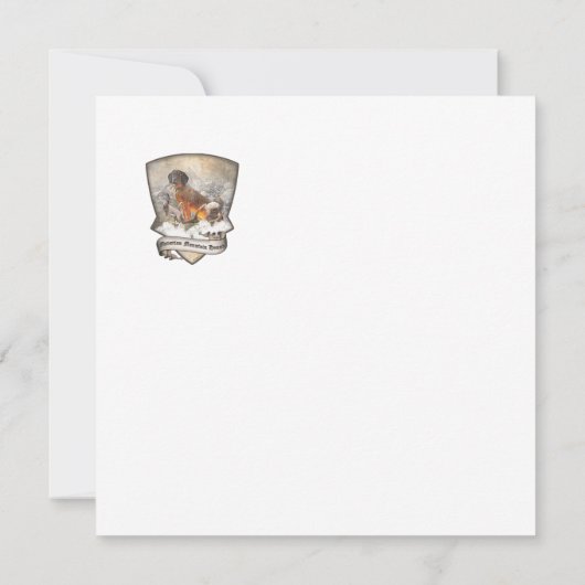 Beierse bergheuvel, kunst bedankkaart (Achterkant)