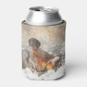 Beierse bergheuvel, kunst blikjeskoeler (Blikje Voorkant)