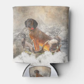 Beierse bergheuvel, kunst blikjeskoeler (Voorkant)