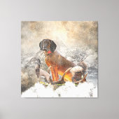 Beierse bergheuvel, kunst canvas afdruk (Voorkant)