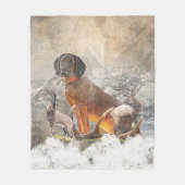 Beierse bergheuvel, kunst fleece deken (Voorkant)