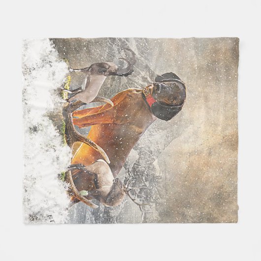 Beierse bergheuvel, kunst fleece deken (Voorkant (Horizontaal))