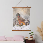 Beierse bergheuvel, kunst hangend wandkleed (Slaapkamer)