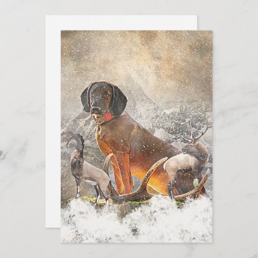 Beierse bergheuvel, kunst kaart (Voorkant / Achterkant)