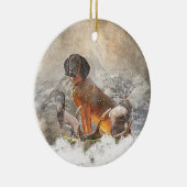 Beierse bergheuvel, kunst keramisch ornament (Rechts)