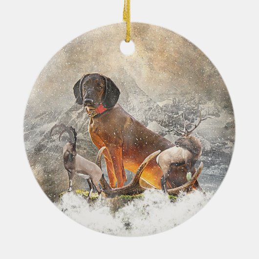 Beierse bergheuvel, kunst keramisch ornament (Achterkant)