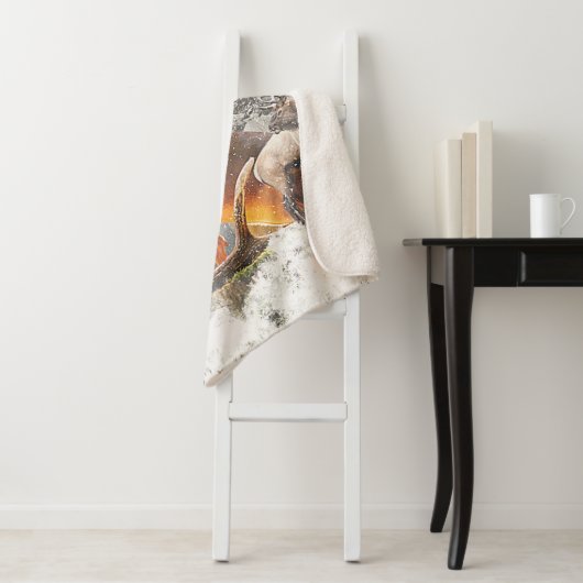 Beierse bergheuvel, kunst sherpa deken (In situ)