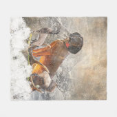 Beierse berghond, Art Fleece Deken (Voorkant (Horizontaal))