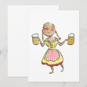 Beierse bieren kaart (Voorkant / Achterkant)
