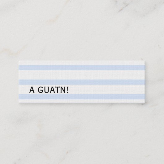 Beierse kaarten mini visitekaartje (Voorkant)