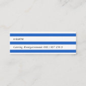 Beierse kaarten mini visitekaartje (Achterkant)