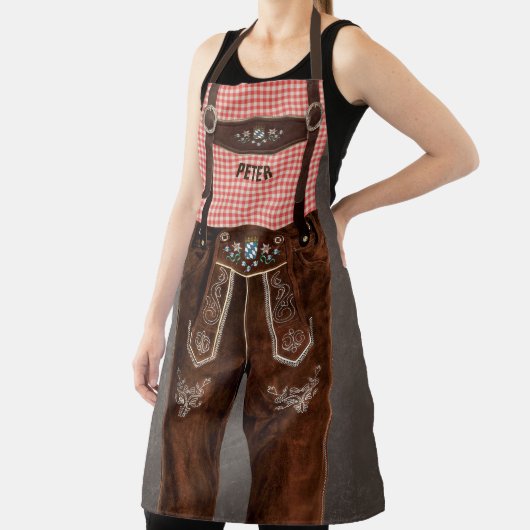 Beierse Lederhosen w/out jouw naam Schort (Insitu)