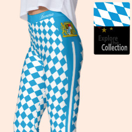 Beierse leggings, premium mode, Beierse vlag Leggings