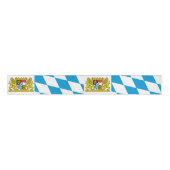 Beierse lint, embleem, patriottische, Beierse vlag Grosgrain Lint (Voorkant)