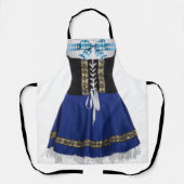 Beierse Oktoberfest Dirndl Schort (Voorkant)