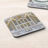 Beierse orgel coaster bier onderzetter (Linkerzijde)