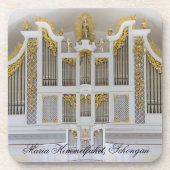 Beierse orgel coaster bier onderzetter (Voorkant)