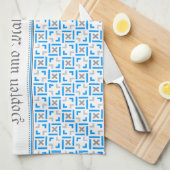 Beierse patronen theedoek (Quarter Fold)