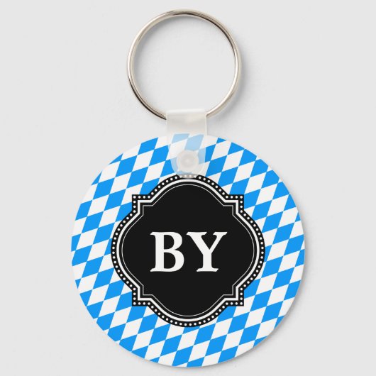 Beierse ruiten sleutelhanger (Voorkant)