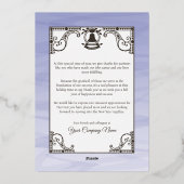 Beierse stad gloeiende lichten sneeuwdorp folie feestdagenkaart (Achterkant)