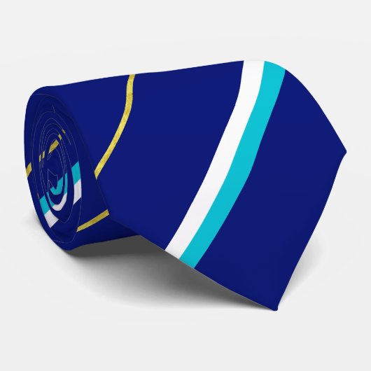 Beierse strepenvlag stropdas (Opgerold)