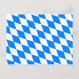 Beierse vlag - Bayerische vlag Briefkaart