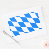 Beierse vlag - Bayerische vlag Rechthoekige Sticker (Envelop)