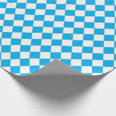 Beierse vlag blauw cadeaupapier (Hoek)