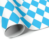 Beierse vlag blauw cadeaupapier (Rol Hoek)