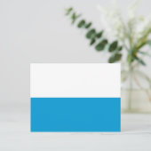 Beierse vlag briefkaart (Staand voorkant)