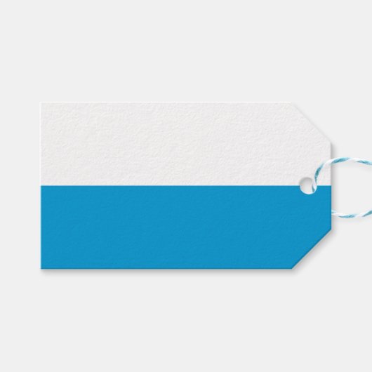 Beierse vlag cadeaulabel (Voorkant (Horizontaal))