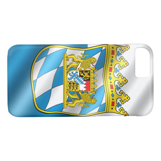 Beierse vlag Case-Mate iPhone case (Achterkant (Horizontaal))