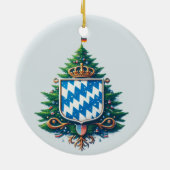 BEIERSE VLAG GEÏNSPIREERD KERAMISCH ORNAMENT (Achterkant)