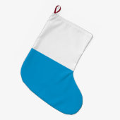 Beierse vlag grote kerstsok (Voorkant (Hangend))