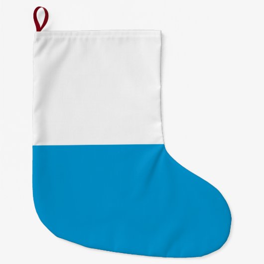 Beierse vlag grote kerstsok (Voorkant)