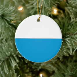 Beierse vlag keramisch ornament
