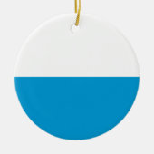 Beierse vlag keramisch ornament (Voorkant)