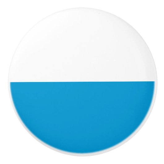 Beierse vlag keramische knop (Voorkant)
