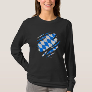 Beierse vlag München Duitsland Europa Duitsland Ba T-shirt