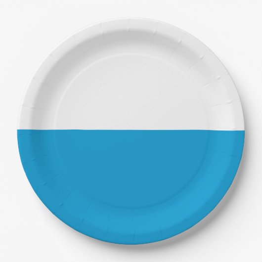 Beierse vlag papieren bordje (Voorkant)