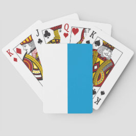 Beierse vlag pokerkaarten