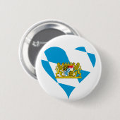 Beierse vlag ronde button 5,7 cm (Voorkant /achterkant)
