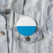 Beierse vlag ronde button 7,6 cm (In situ)