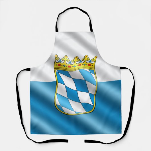 Beierse vlag schort (Voorkant)