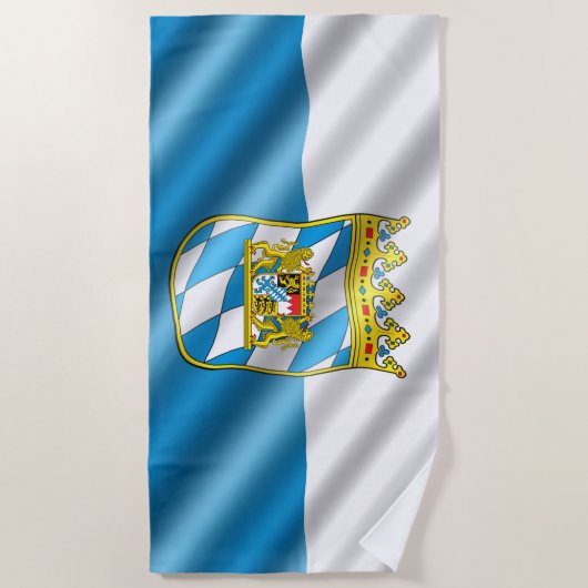 Beierse vlag strandlaken (Voorkant)