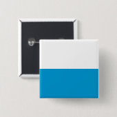 Beierse vlag vierkante button 5,1 cm (Voorkant /achterkant)