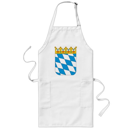 Beierse wapenschild Apron Lang Schort (Voorkant)