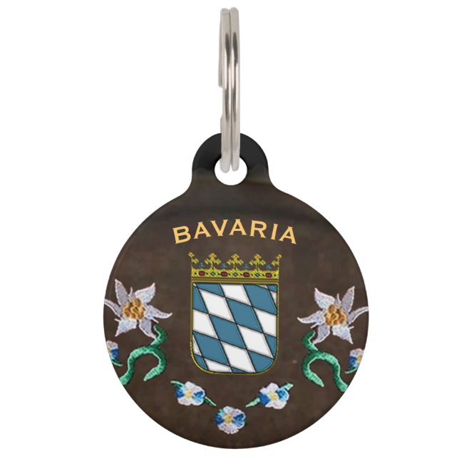 Beierse wapenschild huisdierpenning (Voorkant)