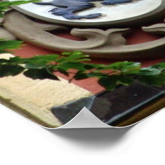 Beierse wapenschild poster (Hoek)