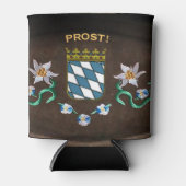 Beierse wapenschild "Prost!" Blikjeskoeler (Voorkant)
